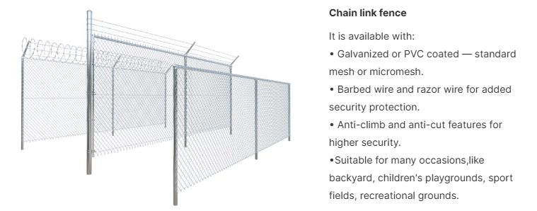 Chain Link Wire Fence 2m X 15m Per Roll Mesh