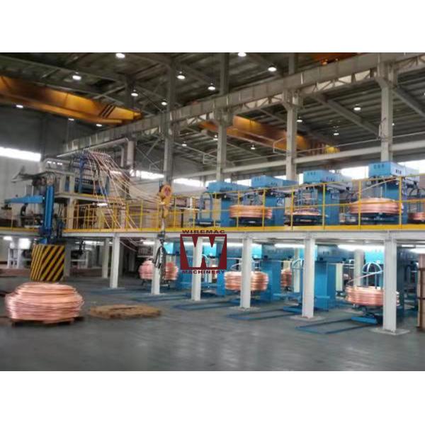 Turn Key 8mm To 20mm Upward Copper Rod Continuous Casting Machine