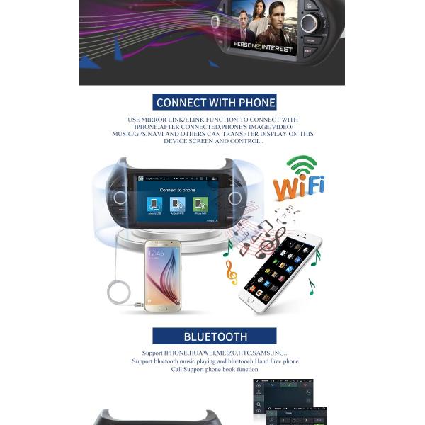 FIAT Car DVD Player Android 8.0 with Rearview camera RDS for Fiorion