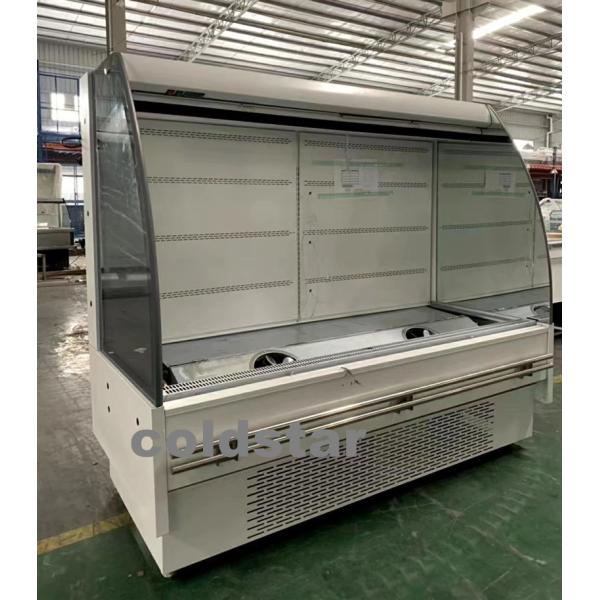 Vertical refrigerated display case/upright open chiller/ supermarket cooler