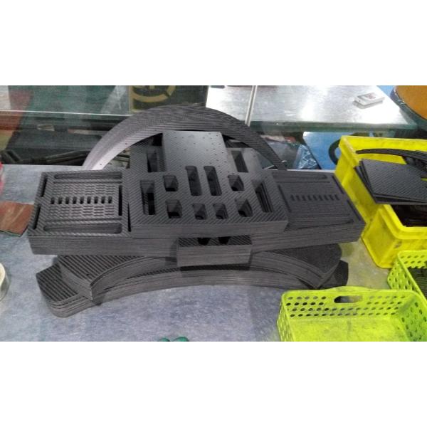 High Performance Round Carbon Fiber Tubing / Pipe with 3K Matt Plain