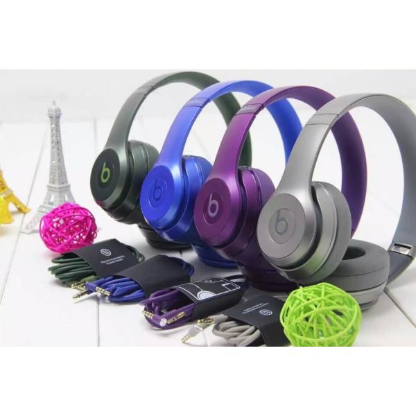 New Best Top Solo2 Bluetooth Wireless MATT BLACK On-Ear Headphones Made In China