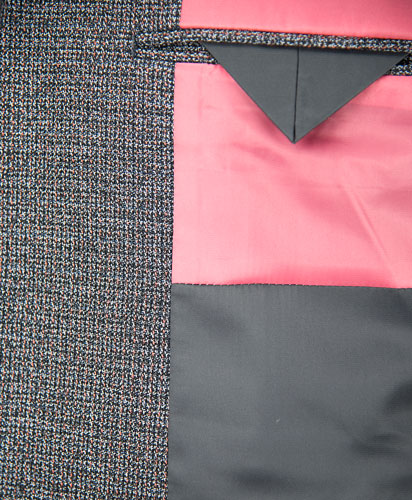 Two Buttons Male Blazer Jackets Slim Fit Grey Business Windproof Custom Size