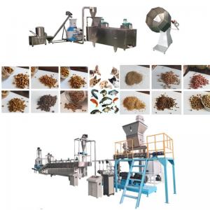 China 50-2000 Kg/H Sinking / Floating Fish Feed Extruder Line With Pellet Size 0.8-12mm wholesale