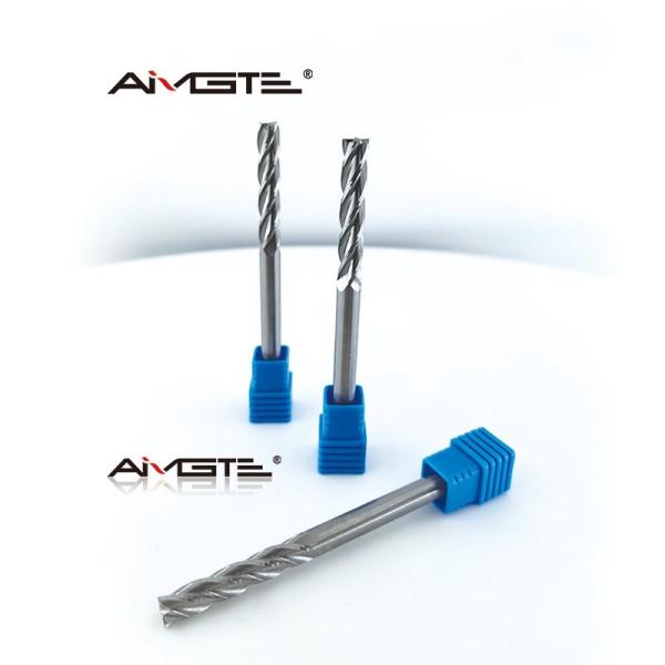 150mm Full Length 4 Flute Carbide End Mill for Soft Metals Die Cast Aluminum Copper Brass