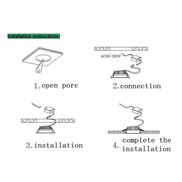 5 W / 10W / 15W / 20W / 25W / 30W COB Dimmable Led Downlights IP44 Surface Mounted