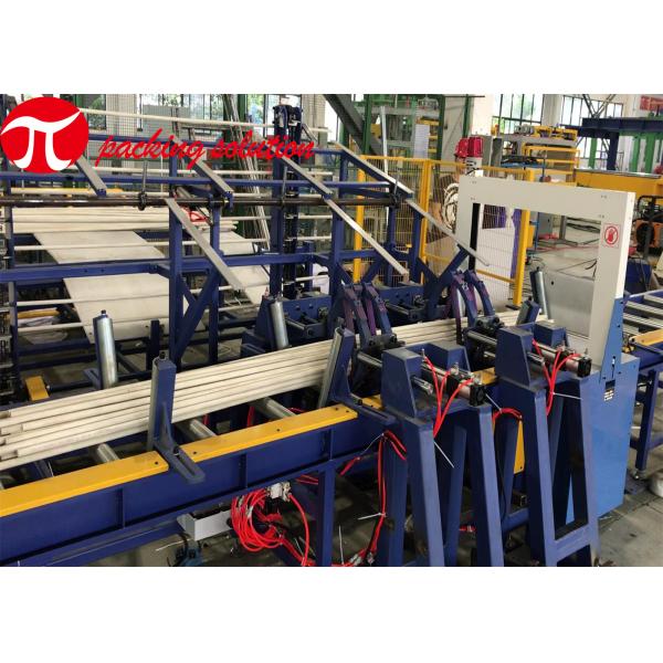 PE PVC Plastic Pipe Bundling Bagging Machine Using Plastic Woving Bag