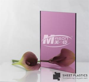 China Flexible Mirror Sheet Roll Rose Gold Mirror Acrylic Sheet 4x8 wholesale