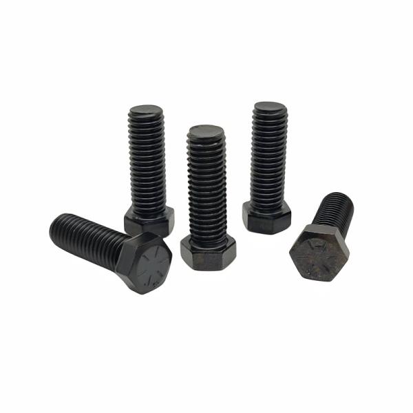 304 Stainless Steel External Hexagon Screw Plated With Environmental Protection Color Zinc Full Thread Hexagon Head Bolt