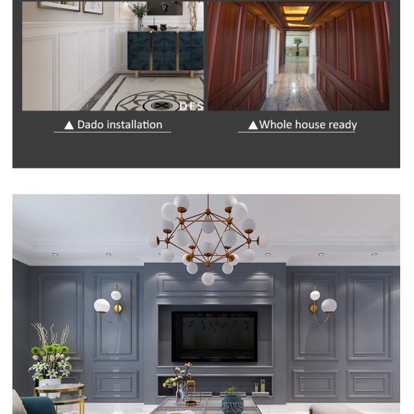 Moisture Proof WPC Fluted Wall Panels 1220*2440mm 1220*2600mm