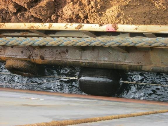 Air Block Inflatable Marine Fenders ISO17357 Standard For All Kinds Ships