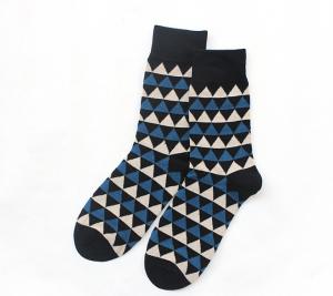 China Winter Thick Knitting Mens Crew Socks , Cotton Socks For Men Sweat Absorbent on sale