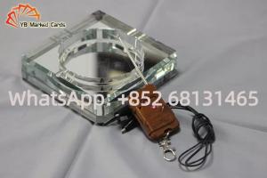 China Invisible Poker Cheating Device 30cm Scanning Crystal Square Ashtray Camera wholesale