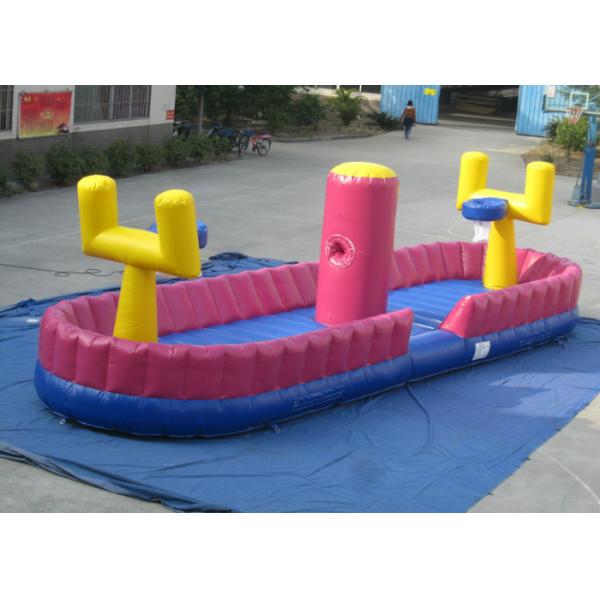 Colourful Inflatable Toddler Playground , Inflatable Playground Competitive