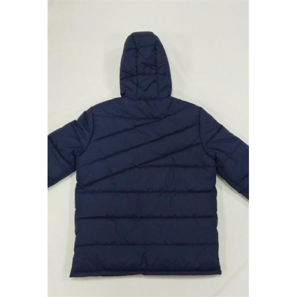 Quilted Nylon Packable Puffer Jacket Mens Blue Quilted Coat