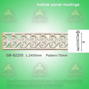 China Decorative PU center hollow mouldings wholesale