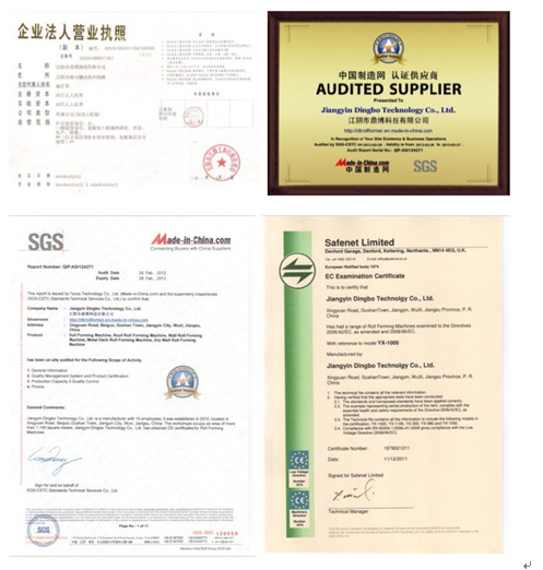 Automatic Double - Layer Roof Panel Roll Forming Machine With Toching Screen