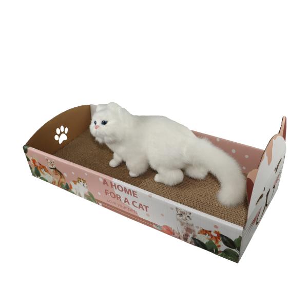 Sofa Cat Scratcher Lounge Tree Sturdy Durable To Stress Relief 60x28x20CM