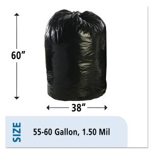 China 1.5mil Plastic Recyclable Garbage Bags Compostable Cornstarch Material on sale