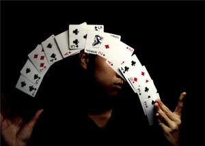 China Professional Four Aces Magic Card Tech / Poker Card Tricks Skills And Techniques wholesale