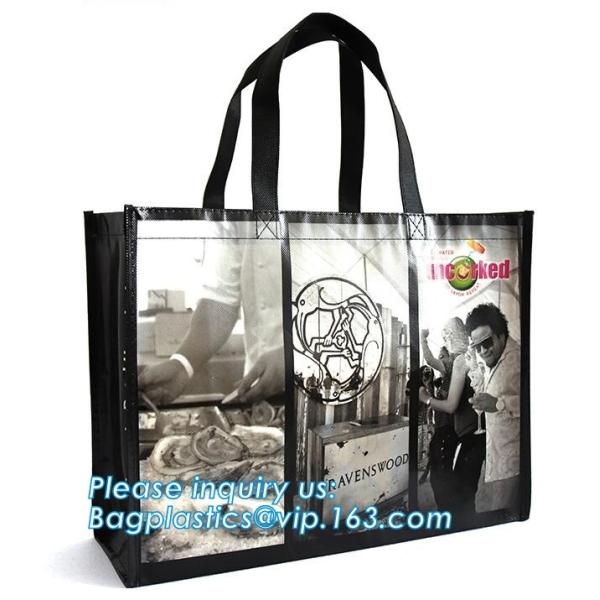 China pp woven bag supplier printed pp laminated non woven bag heat seal non woven bag, factory manufacture reusable non
