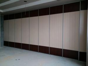 100 mm Thickness Banquet Hall Movable Wall Board / Folding Sliding Partition Walls