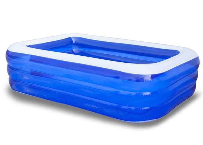 China Durable Inflatable Family Pool Waterproof , Inflatable Swimming Pool For Adults L PVC Tarpaulins wholesale