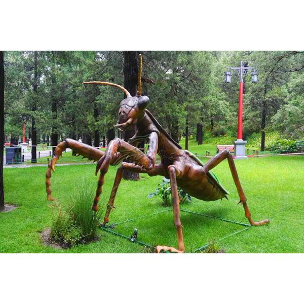 Quality Vivid Simulation Mechanical Animatronic Insects Model For Amusement Park for sale