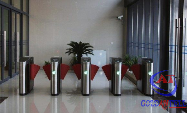 Metro / Subway Automatic Flap Barrier Gate With Led Reminder And Access Control System