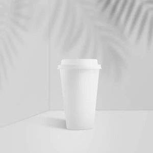 18oz Customization Logo Biodegradable Black Takeaway Juice Coffee Packaging