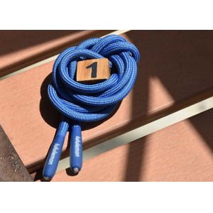 China Transparent Silicone Tips Polyester Braided Rope Logo Printed wholesale