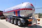 Lightweight Design Fuel Transport Trucks , 30T 62000 Liters Propane Tank Truck