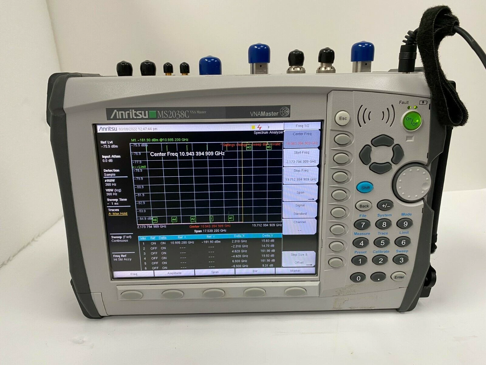 China Anritsu MS2038C Handheld VNA & Spectrum Analyzer VNA 5 kHz–20 GHz on sale