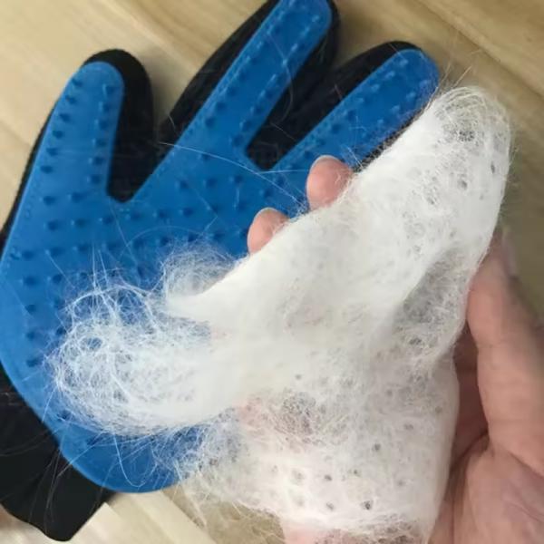Customized Pet Hair Remover Glove Durable Deshedding Glove For Dogs And Cats