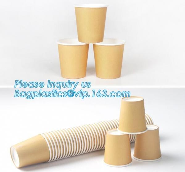 Custom printed disposable hot soup bowls, kraft paper soup cup,16oz Custom logo printed disposable kraft paper soup cup