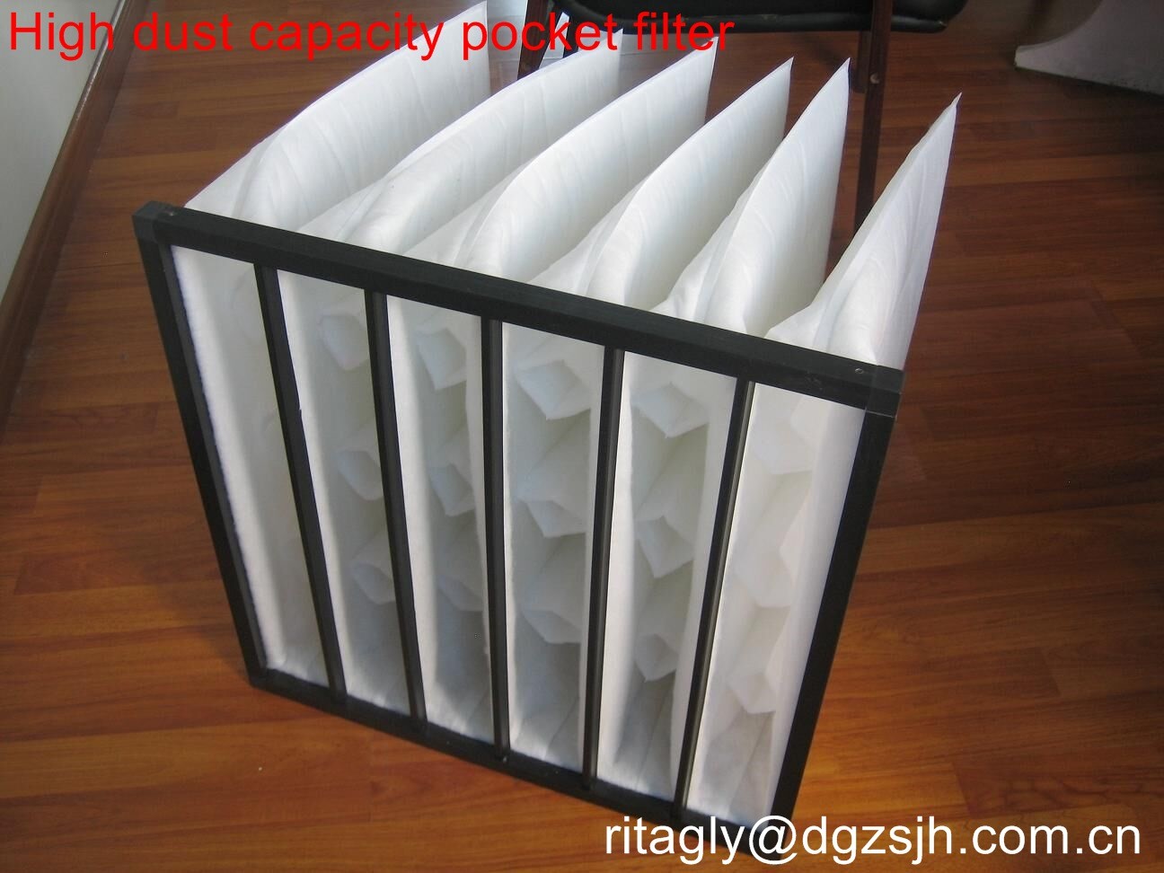 F6 Rigid Pocket Air Filter 24x24x24 inch Synethic filber For Gas Turbines