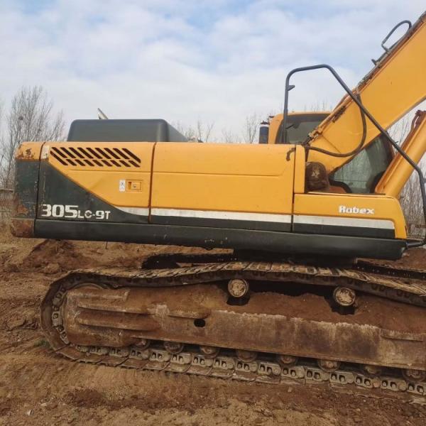 30 Ton Digger Machine Used 305 Hyundai Excavator with High Operating Weight from Korea