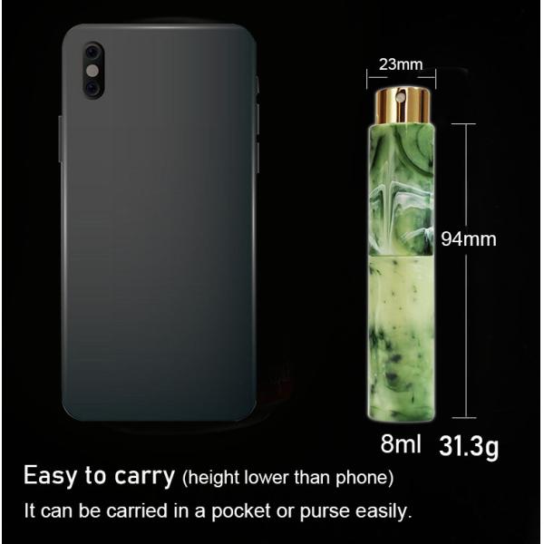 8ml 10ml 20ml Empty Refillable Travel Private Label Marble Plastic Packaging for Perfumes Atomizer