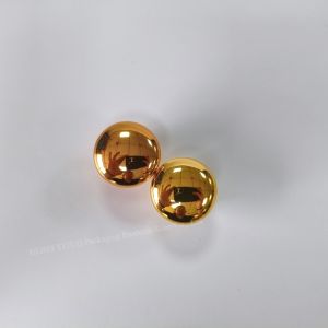 Round Gold Plated Metal Perfume Cap Fragrance Locking Loop