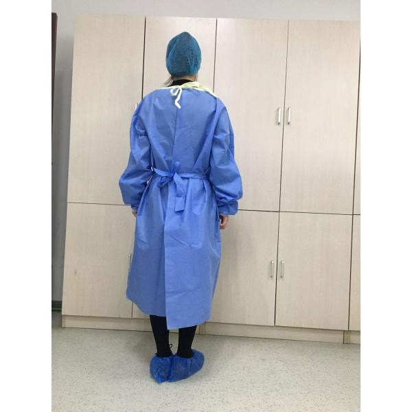 large stock nursing disposable long sleeve isolation gown best quality surgical gown manufacturer in china
