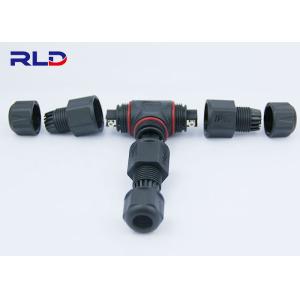 Bulkhead Power Waterproof Led Connectors Screw Threaded IP68
