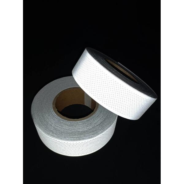 Grey High Visibility Reflective Fabric T/C And Polyester Base For Sports Wear Safety Wear