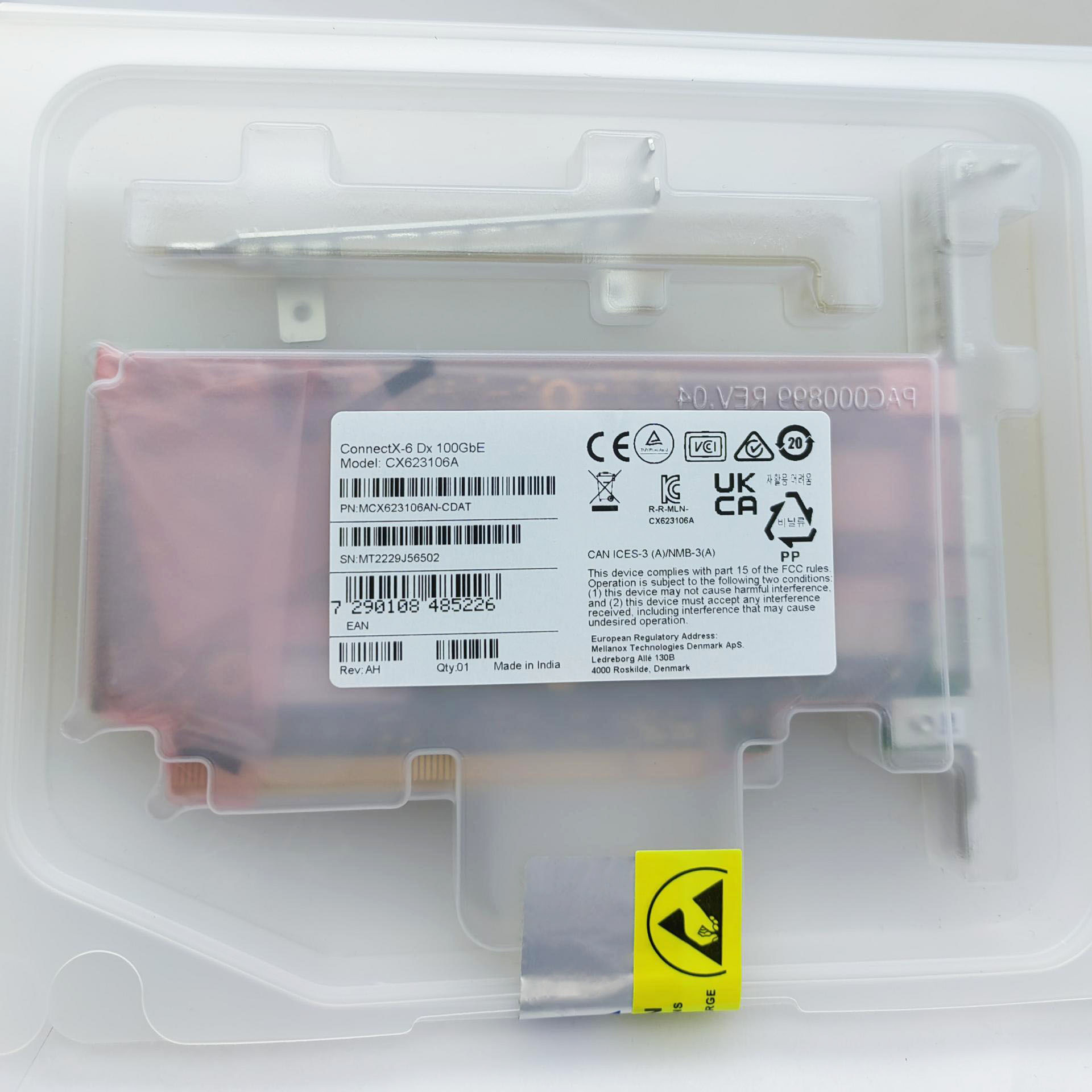 Mellanox ConnectX-6 Dx 100GbE Dual-port QSFP56 EN Adapter Card PCIe Interface