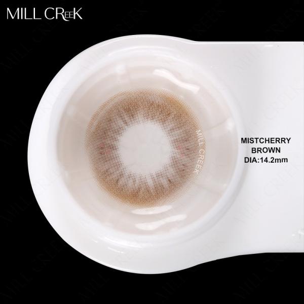 Non Prescription Natural Hazel Brown Contact Lenses Color Enhancing