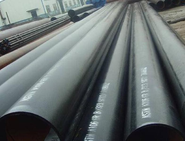 China Plain End Black Painting &amp; Varnish Coating API 5L Gr.B Seamless Steel Line Pipe wholesale