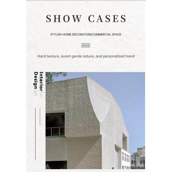 Building Coating MF Tio2 High Adhesion Flexibility Cement-based Micro Cement Black and White Venetian Plaster