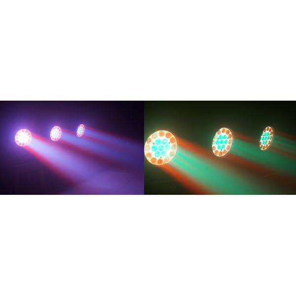 19 piece 10W RGBW 4 in1 Color Led Beam Moving Head Light With Wash Effect