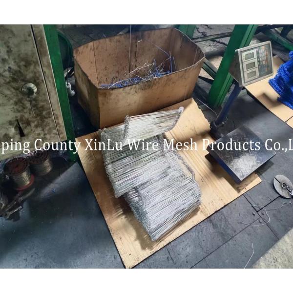 Galvanized Double Loop Wire Ties 0.7mm - 2.0mm Diameter 4" - 24" Length Twin Loop Binding Wire