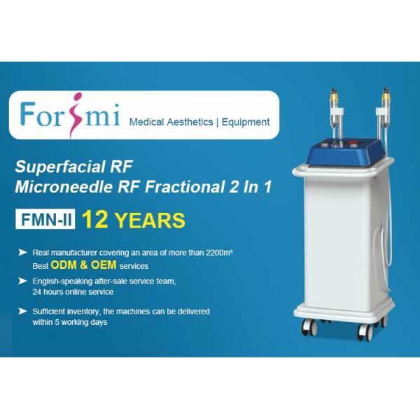 Face lift wrinkle removal superfacial RF and Microneedle RF 2 in 1 machine