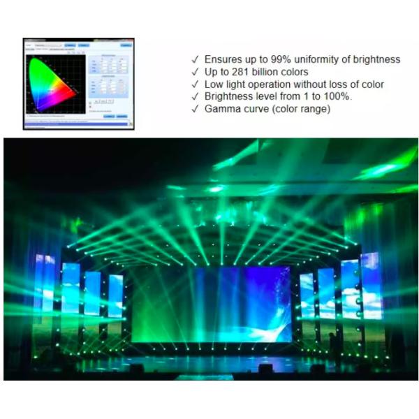 Matrix Interior Stage Rental Indoor LED Display Full Color P2.6 P2.9 P3.91 Panel